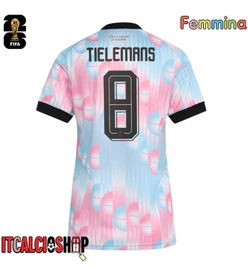 Belgio Youri Tielemans #8 Seconda Maglia Femmina Mondiali 2026 Manica Corta